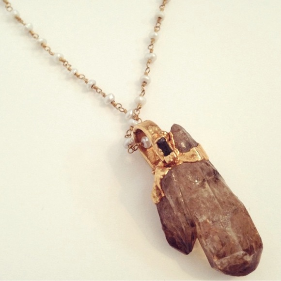 Jewelry - Unique one of a kind gemstone necklace never worn